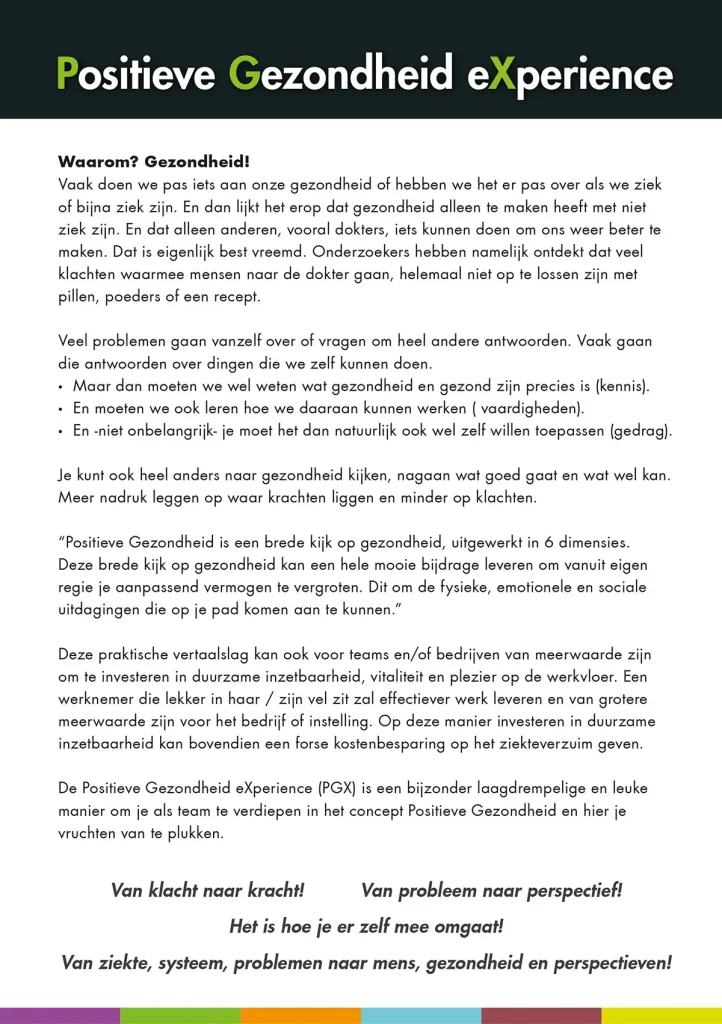 Positieve gezondheid bij Vitaliteitscentrum Brabant, foto 1